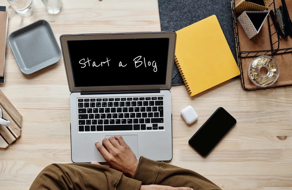 Being a blogger is one way to start an online business.