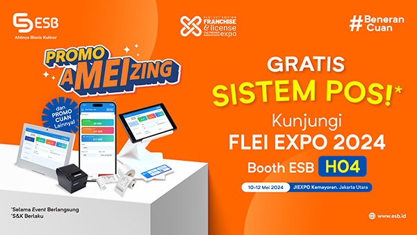 Yuk, kunjungi booth ESB dan IWARE nomor H04 di FLEI 2024 tanggal 10-12 Mei 2024